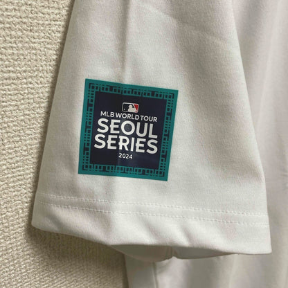 Era MLB Seoul Series T-Shirt Cap Set L.A Dodgers SD Padres White L