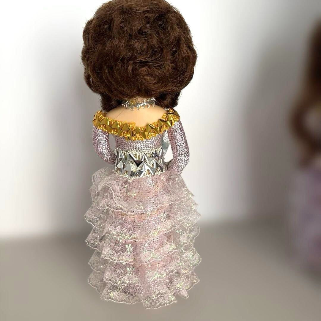 Showa Retro 3 Bottle Dolls, height 21...23cm
