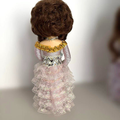 Showa Retro 3 Bottle Dolls, height 21...23cm