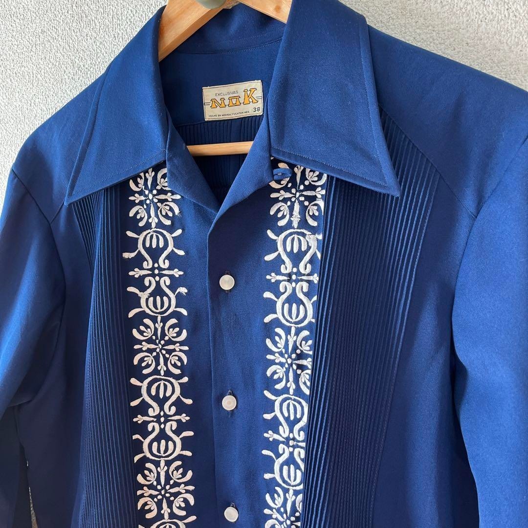 Visvim Men Top L Vintage Open Collar Shirt Navajo Limited Edition VHTF Rare Popu