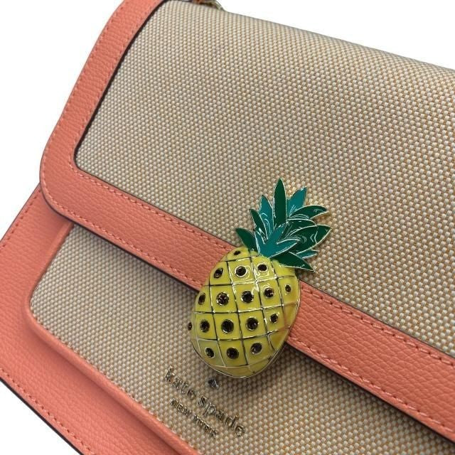 Kate Spade New York Remi Pineapple Flap Chain Crossbody Excellent