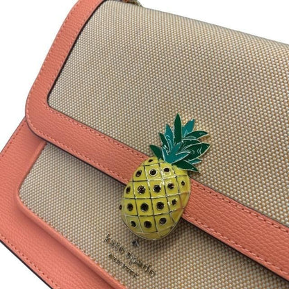 Kate Spade New York Remi Pineapple Flap Chain Crossbody Excellent