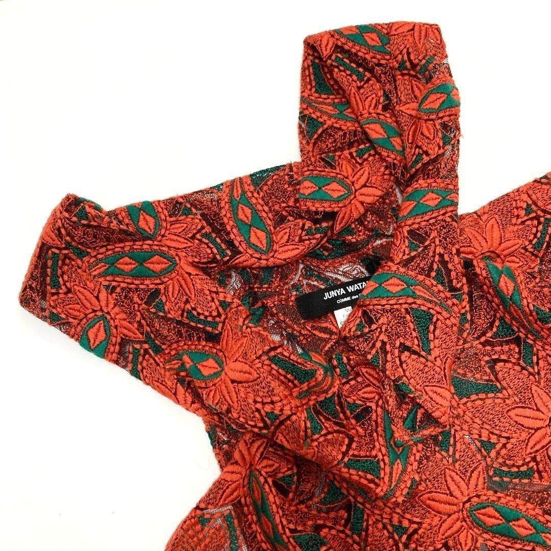 JUNYA WATANABE COMME des GARCONS Floral Lace Asymmetrical Dress Size XS