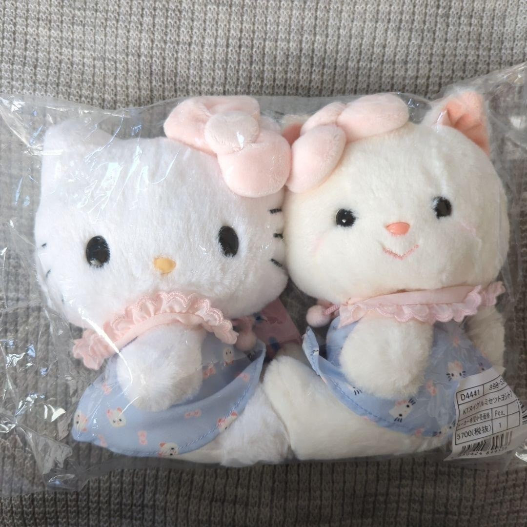 Sanrio Hello Kitty x Creamy Cat Plush Toy Yoshitoku Vintage Rare