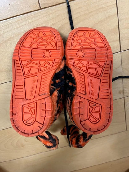 adidas Jeremy Scott Tiger High-Top Sneakers, Kids Size US 7K Made in Indonesia