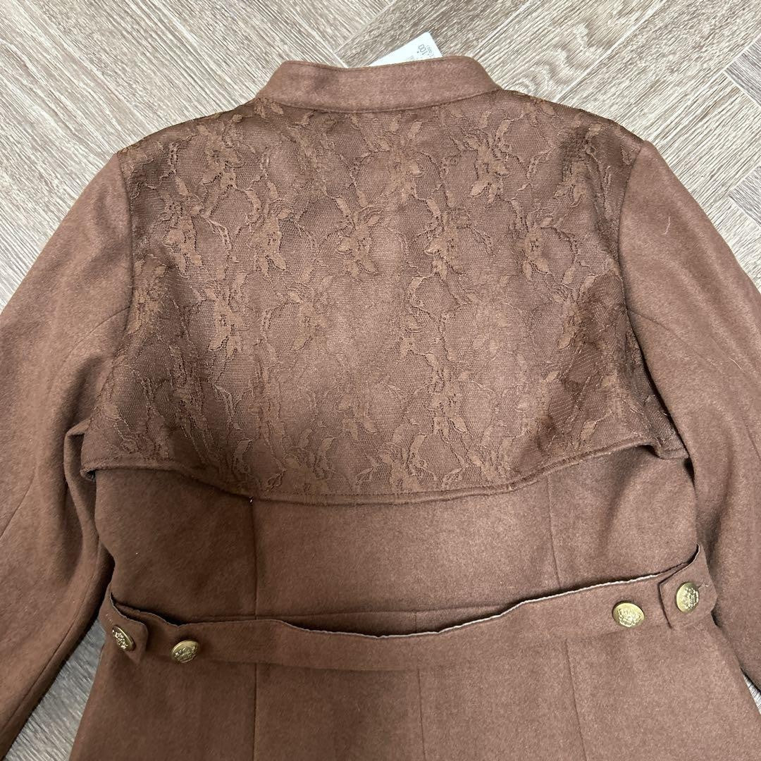 Rare Axies Femme Napoleon Long Coat M Autumn Winter Japan