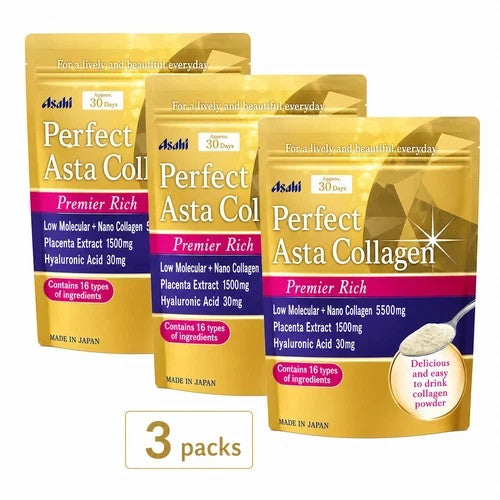 Perfect Collagen Powder Premier Rich 228g (Approx. 30Days Worth) 3packs Japan