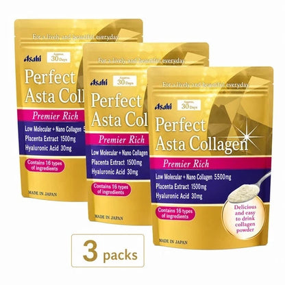 Perfect Collagen Powder Premier Rich 228g (Approx. 30Days Worth) 3packs Japan