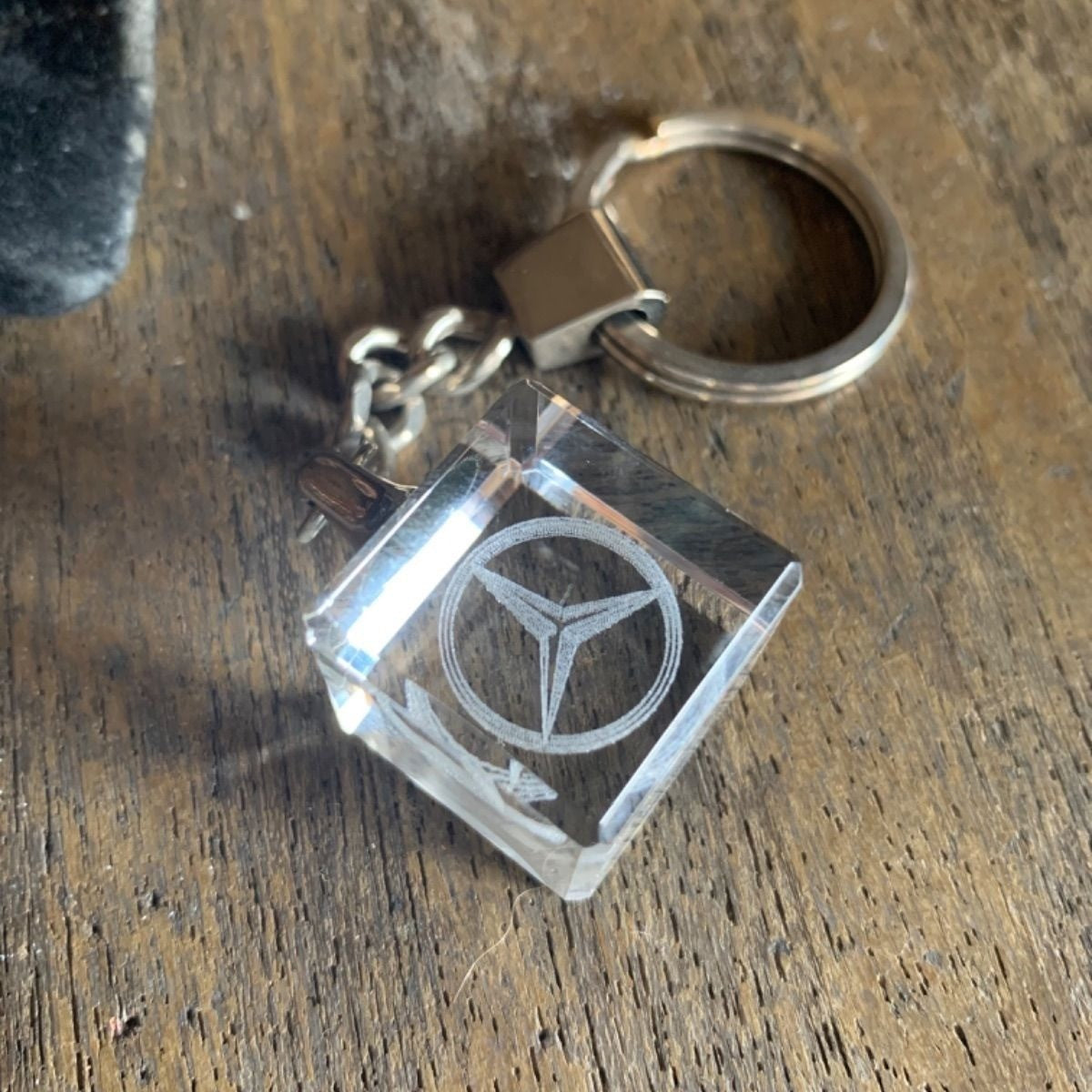 Rare Mercedes Benz Crystal Keychain