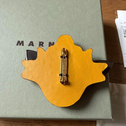 Marni Women Earring Flower Motif Brooch Limited Edition VHTF Rare Popular Produc