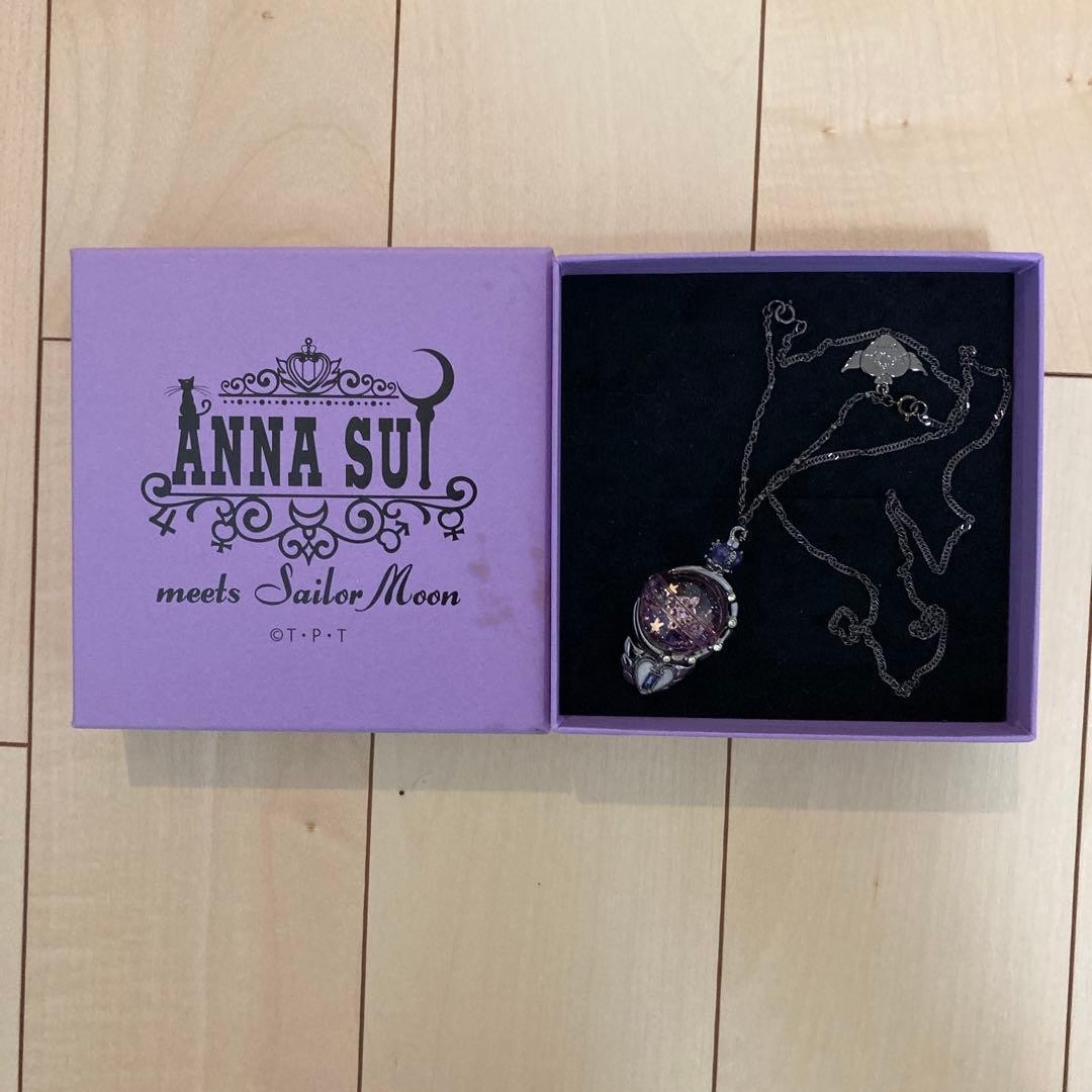 Sailor Moon ANNA SUI Collaboration Cutie Moon Rod Necklace 2018 Limited Used
