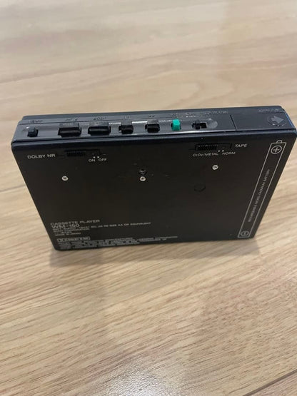 Rare Complete Sony WM-150 Walkman Cassette Player Vintage Silver Power OK Boxed