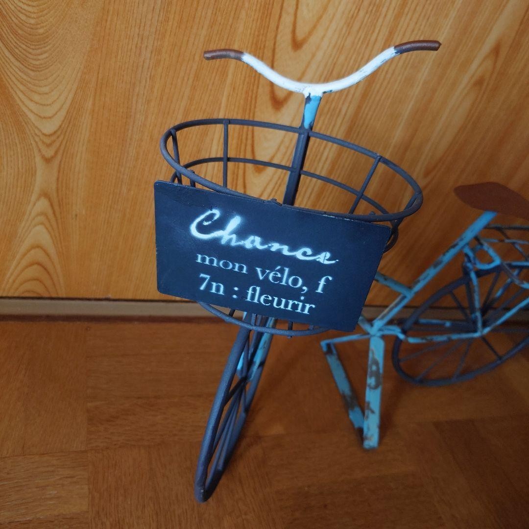 Sciens Bike Bicycle-shaped ornament Tin bicycle-shaped ornament Flower pot