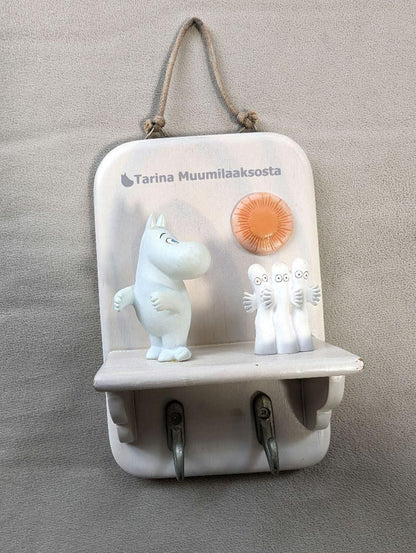RARE Moomin Wall Hangings Interior Key Hanger Holder Hattifattener