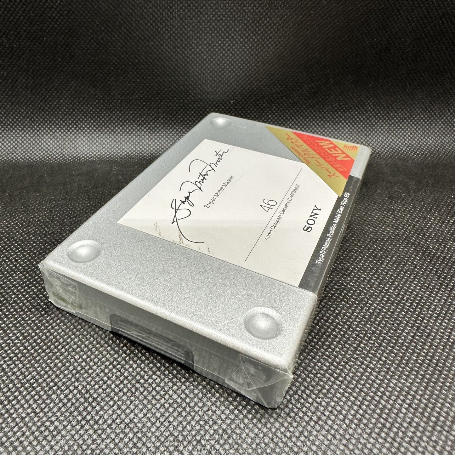SONY C-46SMMS Super Metal Master Audio Compact Cassette New